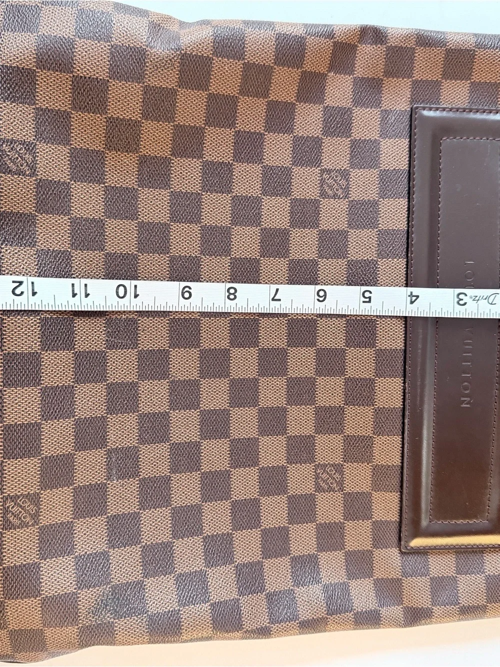 Louis Vuitton Brown Damier Messenger Bag with Dark Chocolate Trim